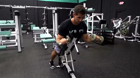 Curl Prone 45˚ Incline Db Pronated Youtube