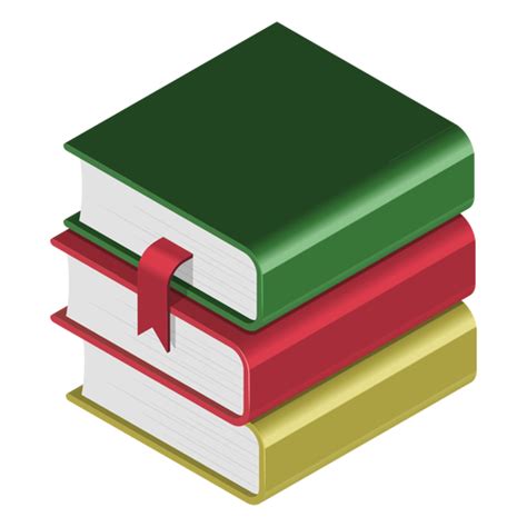 Books Pile 3d Icon Png And Svg Design For T Shirts