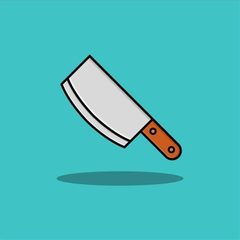 Cuchillo Dibujos Animados Vector Icono Ilustraci N S Mbolo Objeto Icono