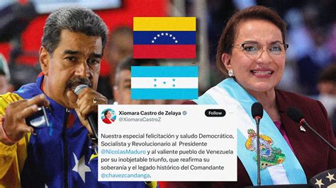 Xiomara Castro Felicita A Nicol S Maduro Por Ganar Elecciones