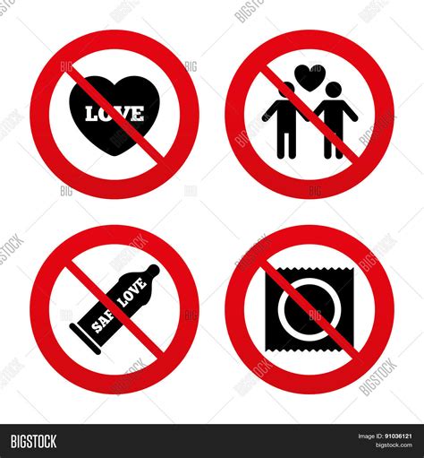 Condom Safe Sex Icons Vector And Photo Free Trial Bigstock