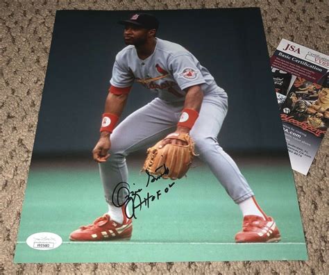 Ozzie Smith Autographed Memorabilia Signed Photo Jersey