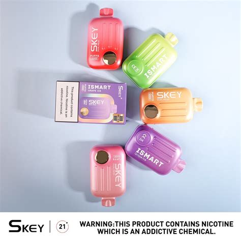 New Factory Wholesale Cheap Puffs Skey Ismart Rechargeable