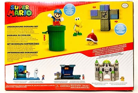 Jakks Pacific Super Mario Underground Diorama Set With 3 Figures 2