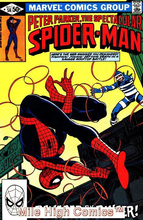 PETER PARKER 1976 Series SPECTACULAR SPIDER MAN 58 Fair Comics