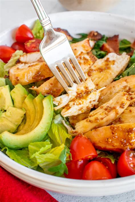 Easy Honey Mustard Chicken Salad The Clean Eating Couple