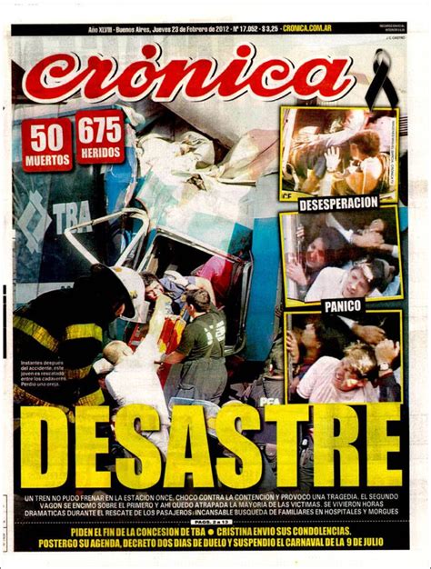 A 10 Años De La Tragedia De Once Cómo La Reflejó Perfil Y El Resto De Los Medios Perfil