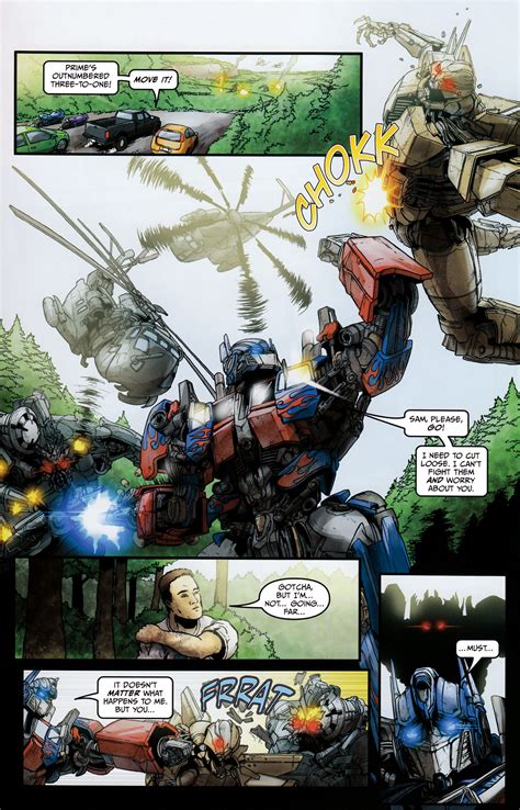 Transformers: Revenge of the Fallen – Official Movie Adaptation #2 | Read All Comics Online