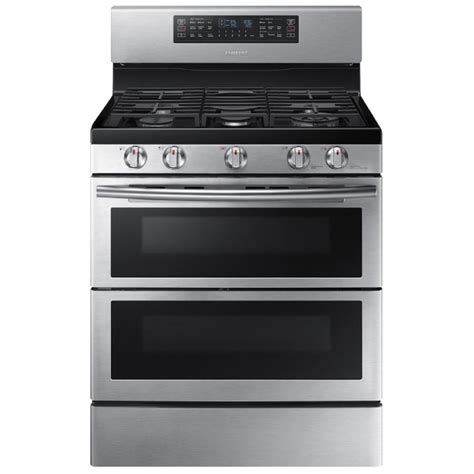 Shop Samsung Flexduo 30 In 5 Burner 3 4 Cu Ft 2 3 Cu Ft Self Cleaning