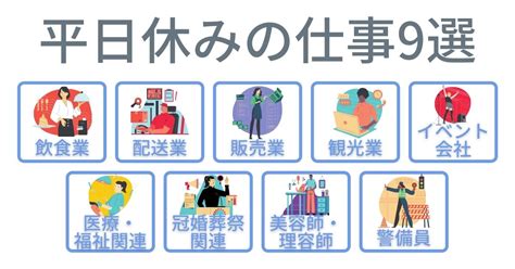 土日休みの仕事･厳選10種を徹底リサーチ！平日休みの仕事との違いも公開 第二新卒エージェントneo リーベルキャリア