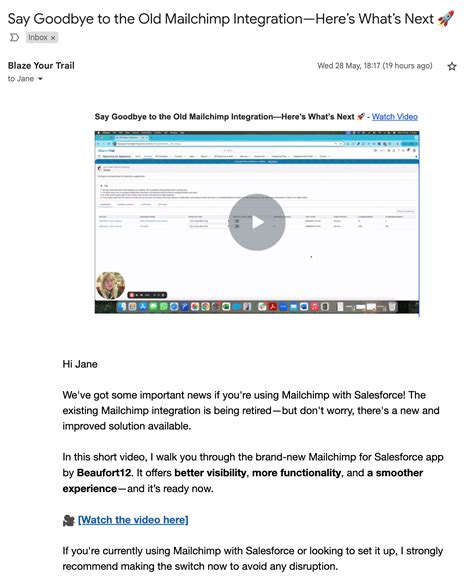 Important Update for Mailchimp + Salesforce Users! – Blazeyourtrail.org