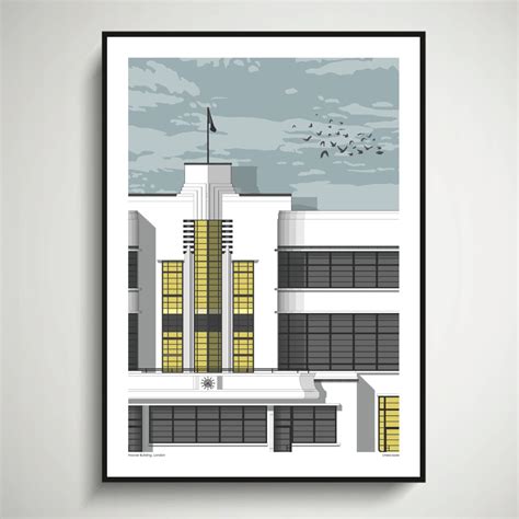 Hoover building print - Telescope Style