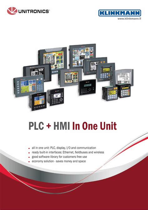 Pdf Plc Hmi In One Unit Klinkmannmediaklinkmannficatalogueen