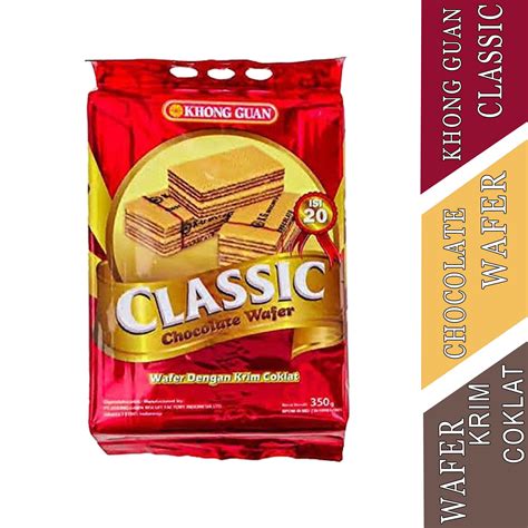 KHONG GUAN WAFER KHONG GUAN CLASSIC 350g WAFER CHOCOLATE Lazada