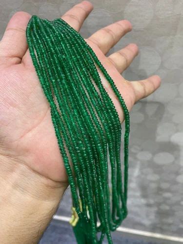 Natural Zambian Emerald Smooth Gemstone Beads At Rs Carat Jaipur