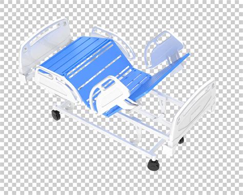 Premium PSD | Hospital bed isolated on transparent background 3d ...