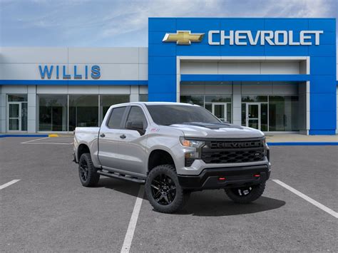 New Chevrolet Silverado Custom Trail Boss Crew Cab In Clive