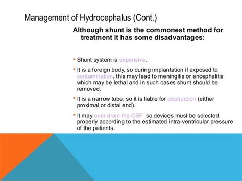 5 methods of Hydrocephalus Treatment