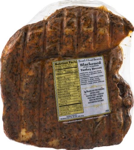 Boar’s Head Blackened Turkey Breast 1 Lb Kroger