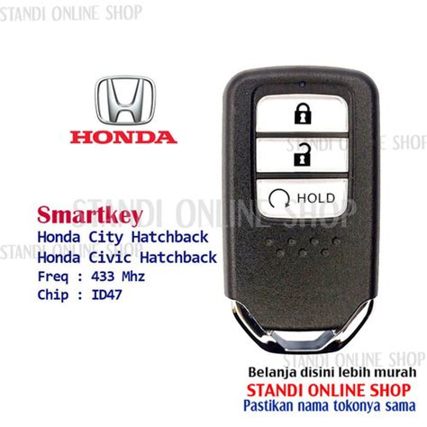 Jual Remote Set Komplit Kunci Smartkey Honda Civic Turbo City Hatchback