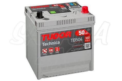 Bateria TUDOR Technica TB504 50 AH Positivo Derecha