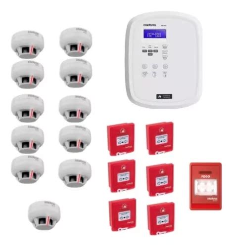 Kit Central Alarme Incêndio Intelbras Cie 1060 Frete grátis