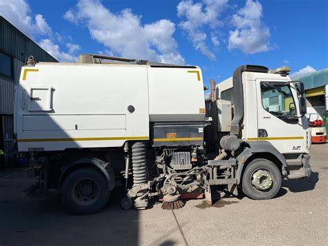 Euro Daf Lf Johnston Vt Dual Sweep Road Sweeper