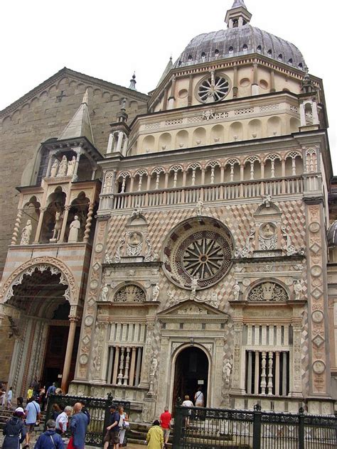 Bergamo Santa Maria Maggiore Capella Colleoni Facade Flickr