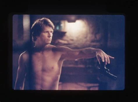 Jeff Bridges Starman Shirtless Alien Holding Gun Original 35mm Transparency 1984 Ebay