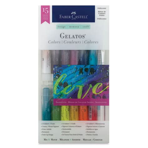 Faber Castell Gelatos Sets Assorted Iridescents Set Of 15 Michaels