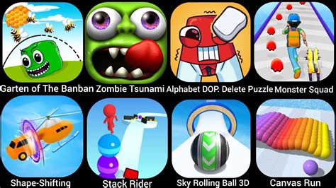 Sky Rolling Ball 3D Garten Of Banban Zombie Tsunami Alphabet DOP