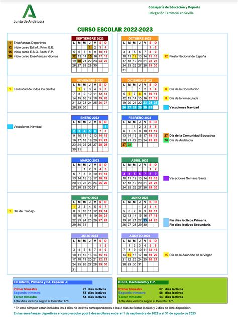 Calendario Escolar Sevilla Restaurant Delhi Imagesee