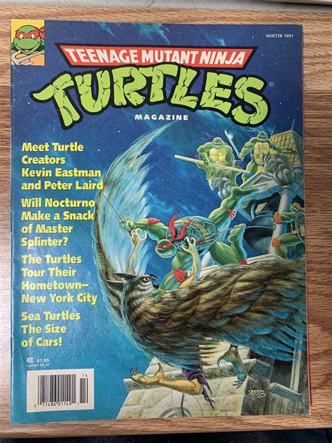 Teenage Mutant Ninja Turtles Magazine 1991 Winter Kevin Eastman Peter