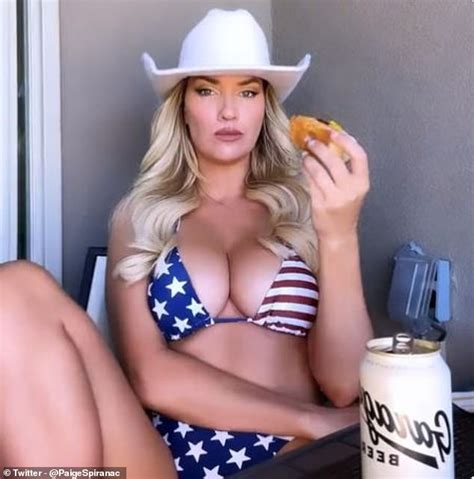 July Olivia Dunne And Paige Spiranac Don Their Stars And Stripes As