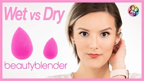 Beauty Blender Wet Vs Dry Youtube