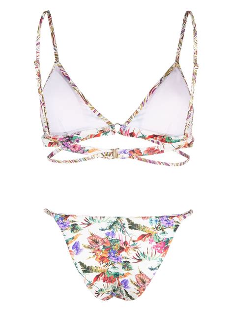 Anjuna Katia Floral Print Bikini Set Farfetch