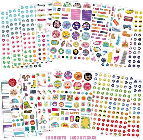 Sltaxar St Ck Bullet Journal Sticker Book Bl Tter Bullet