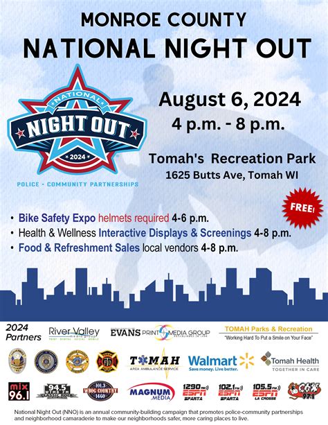 Monroe County National Night Out marks 21st year | Tomah Health