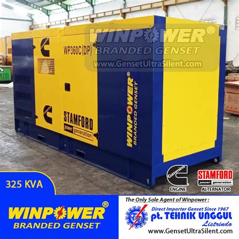 Genset Cummins Kva Silent Stamford Wp C Jual Genset Jakarta