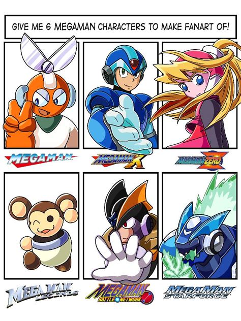 Mega Man Characters By Vleidnaomon On Deviantart