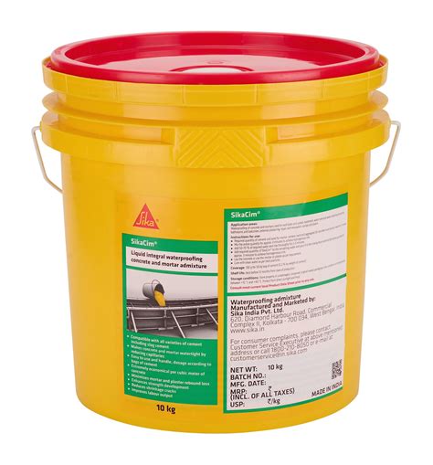 Buy Sika Sikacim Liquid Waterproofing Concrete And Mortar Admixture