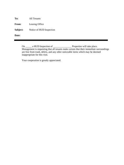 Inspection Notice Template Fill Out And Sign Online Dochub