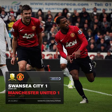 Pinal score, Swansea vs Manchester United 1-1 | Manchester United ...