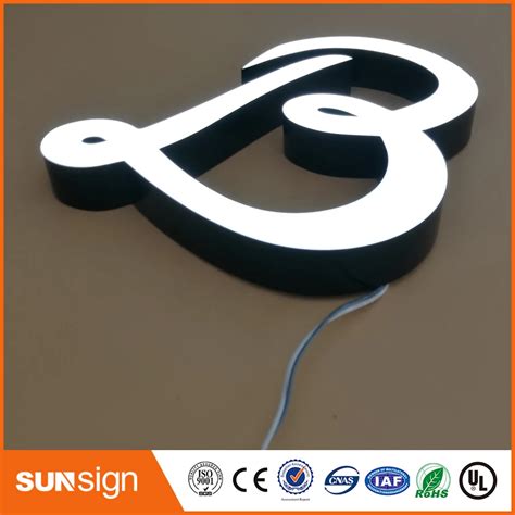 Outdoor Epoxy Resin Led Channel Letters Sign Board Designs For Shops In