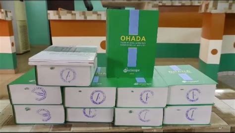 Ohada Remise Des Codes Verts Ohada Au Tribunal De Commerce De Niamey