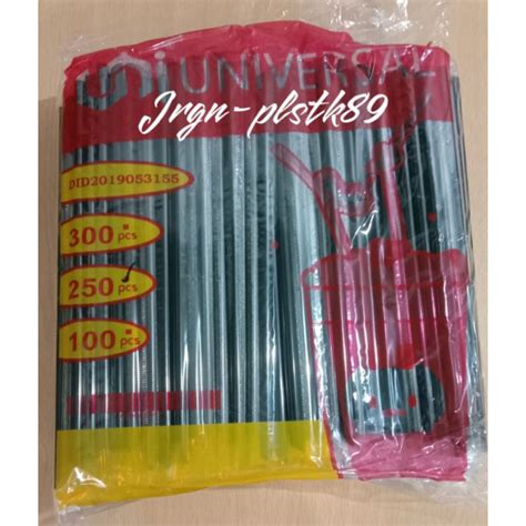 Jual Sedotan Universal Steril Hitam 6mm X 20cm Ujung Runcing 250pcs