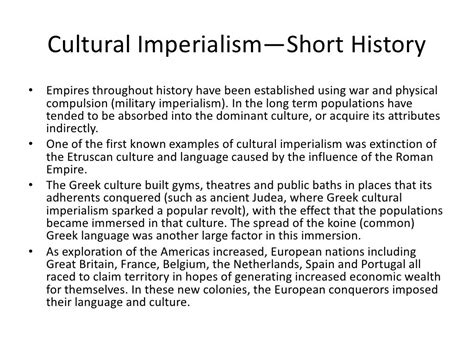 Cultural imperialism