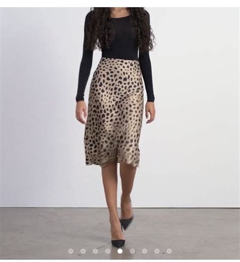 Realisation The Naomi Wild Things Skirt Leopard Silk … Gem