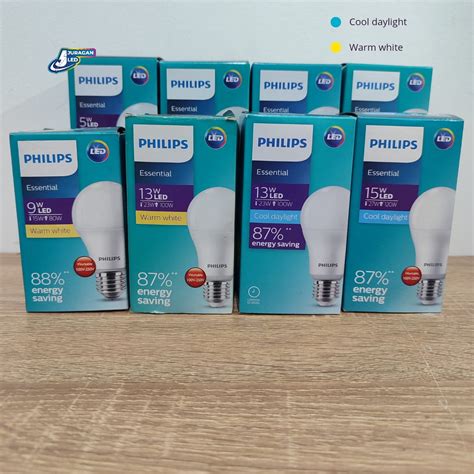 Philips Essential Led Bulb W E K Putih Lazada Indonesia