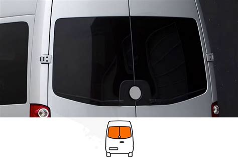 Vw Crafter Back Door Windows Pair In Privacy Tint Vanpimps